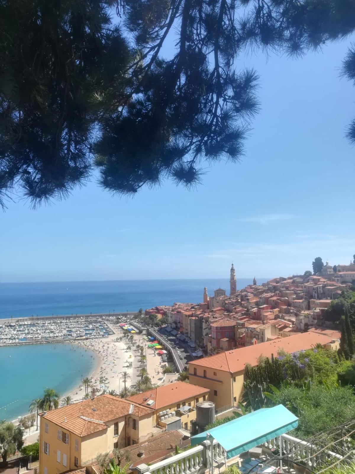Apartmán Les Rivages 2P Terrasse Parking Menton Exteriér fotografie
