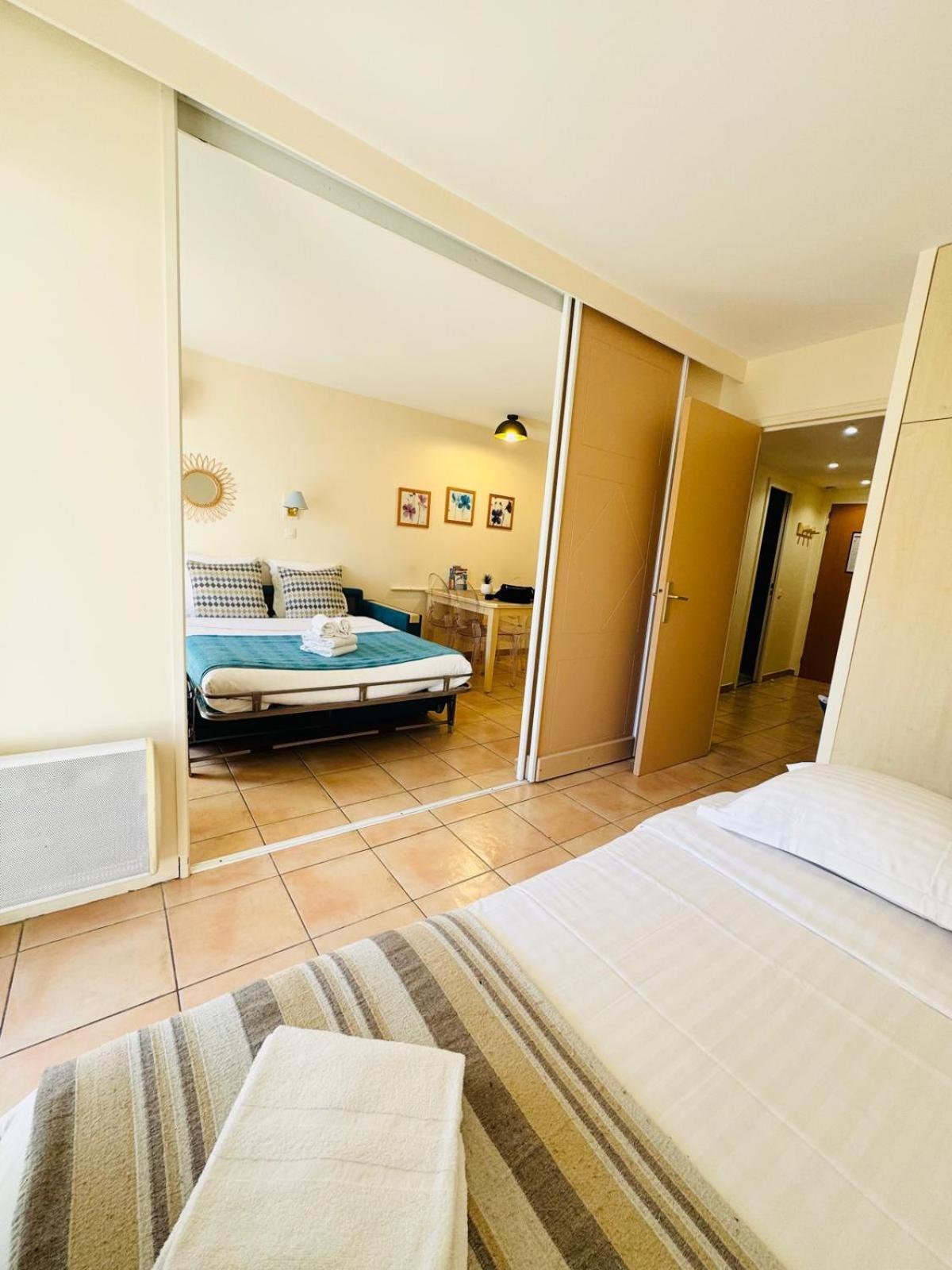Apartmán Les Rivages 2P Terrasse Parking Menton Exteriér fotografie